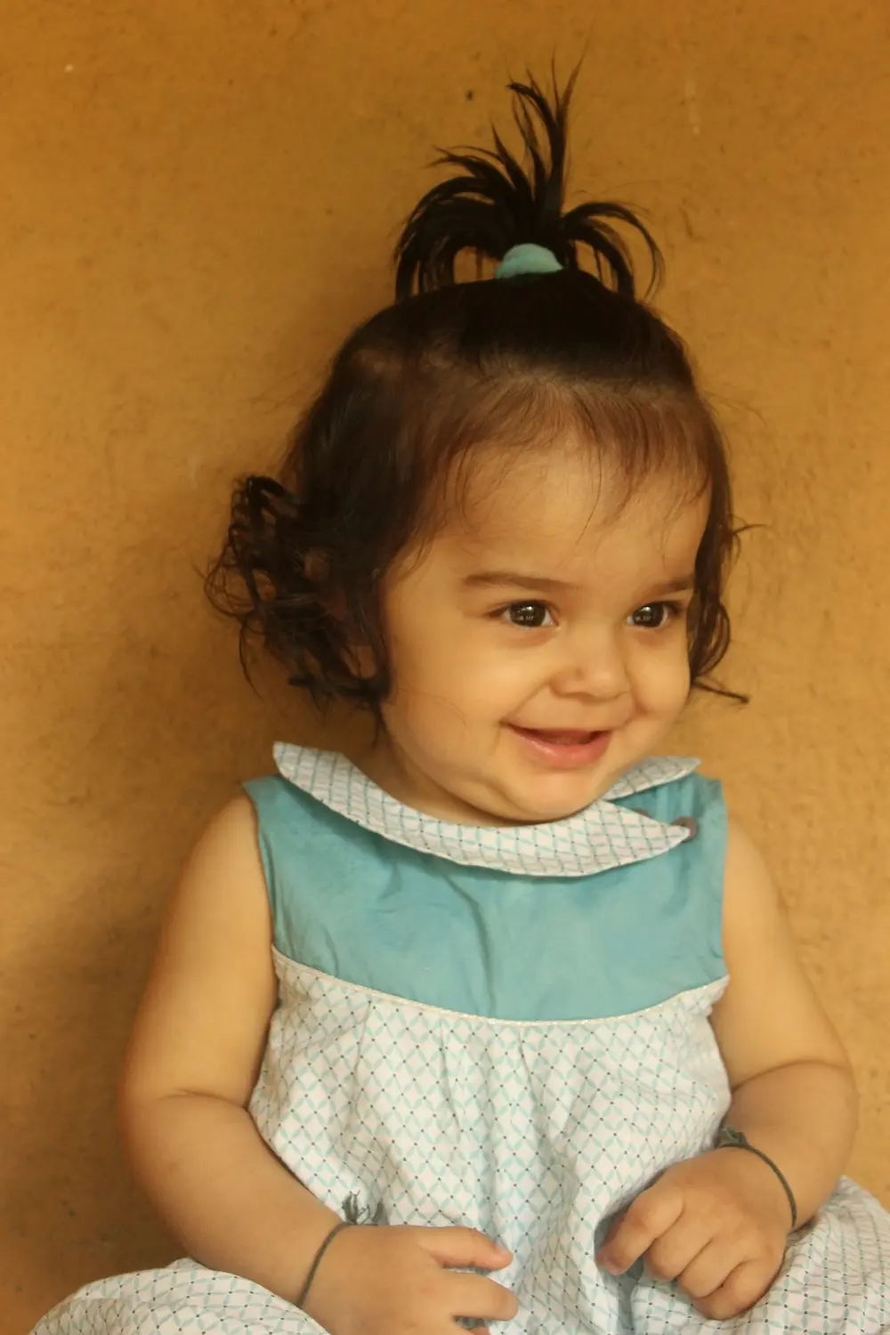 Smiling toddler girl